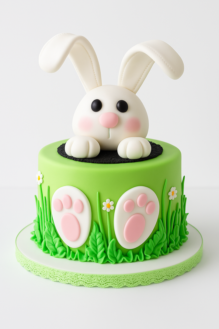 Bunny Garden Cake