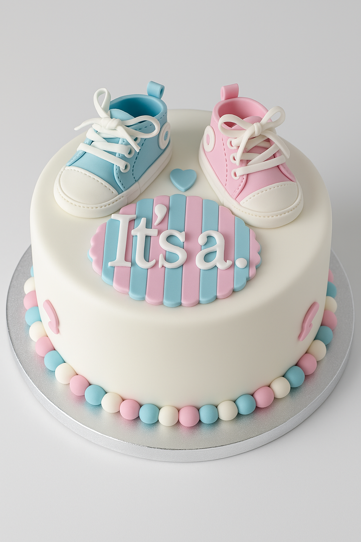 Baby Shoes Cake