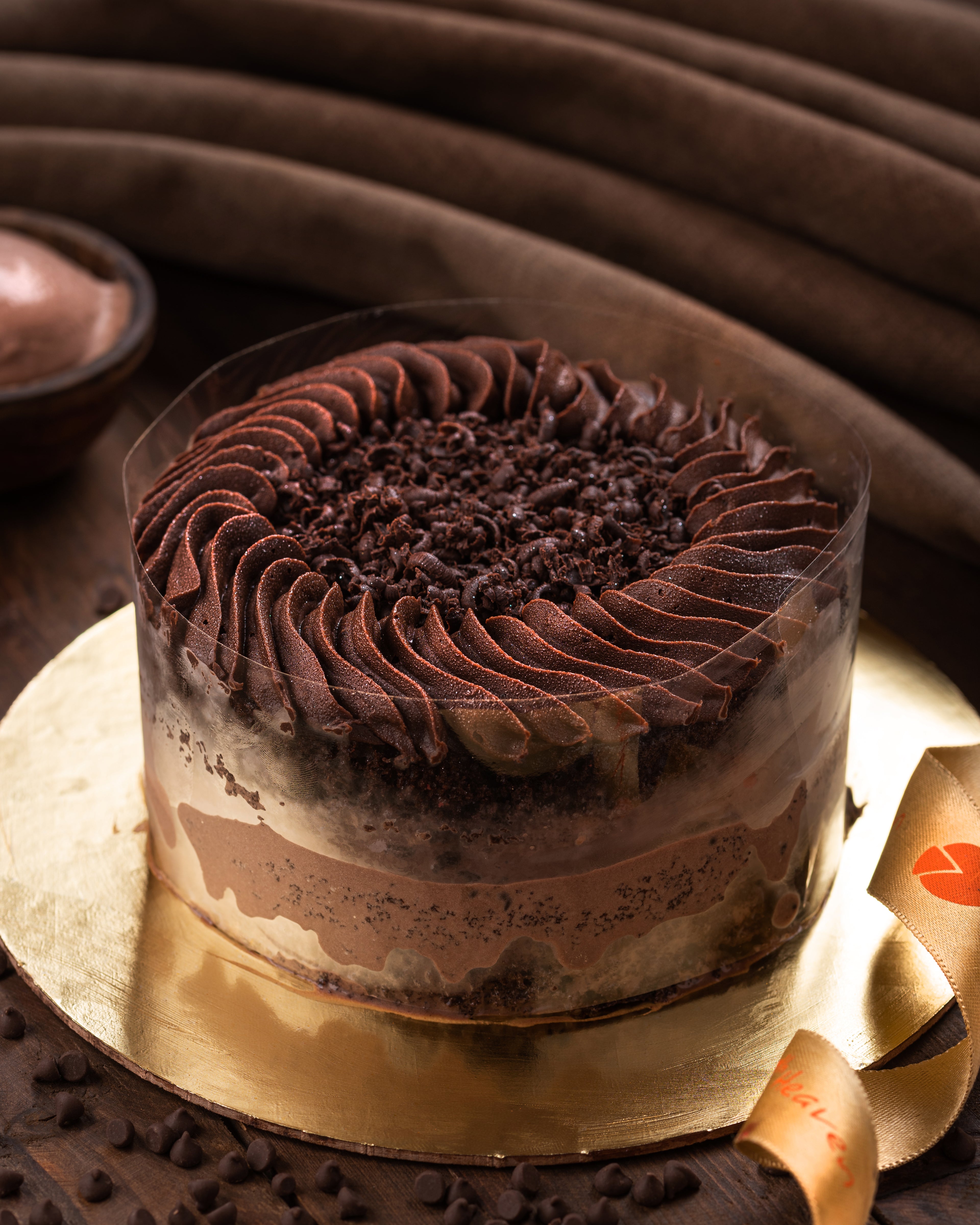 Chocolate Chips Ice Cream Cake
