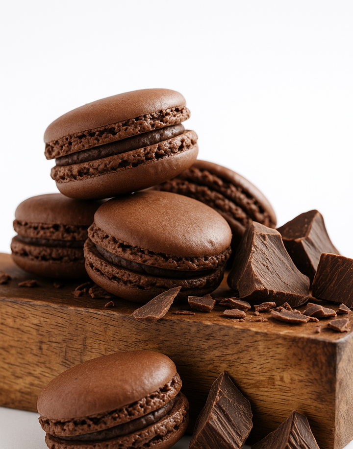 Dark Chocolate Macaron