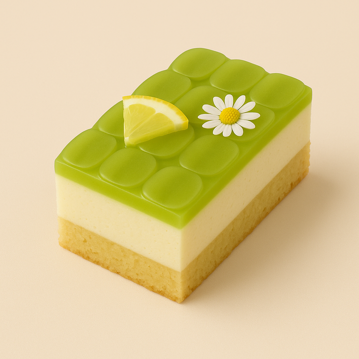 Grape & Lemon Zest Slice Cake