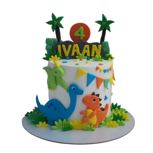 Dino Jungle Adventure Combination Cake