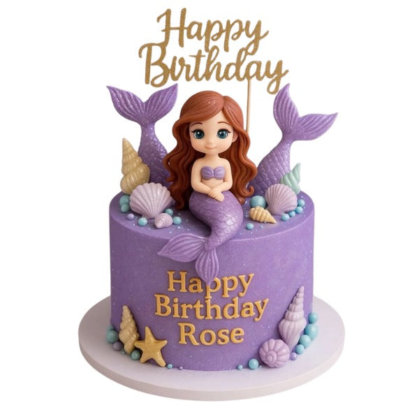 Enchanted Mermaid Birthday Cake