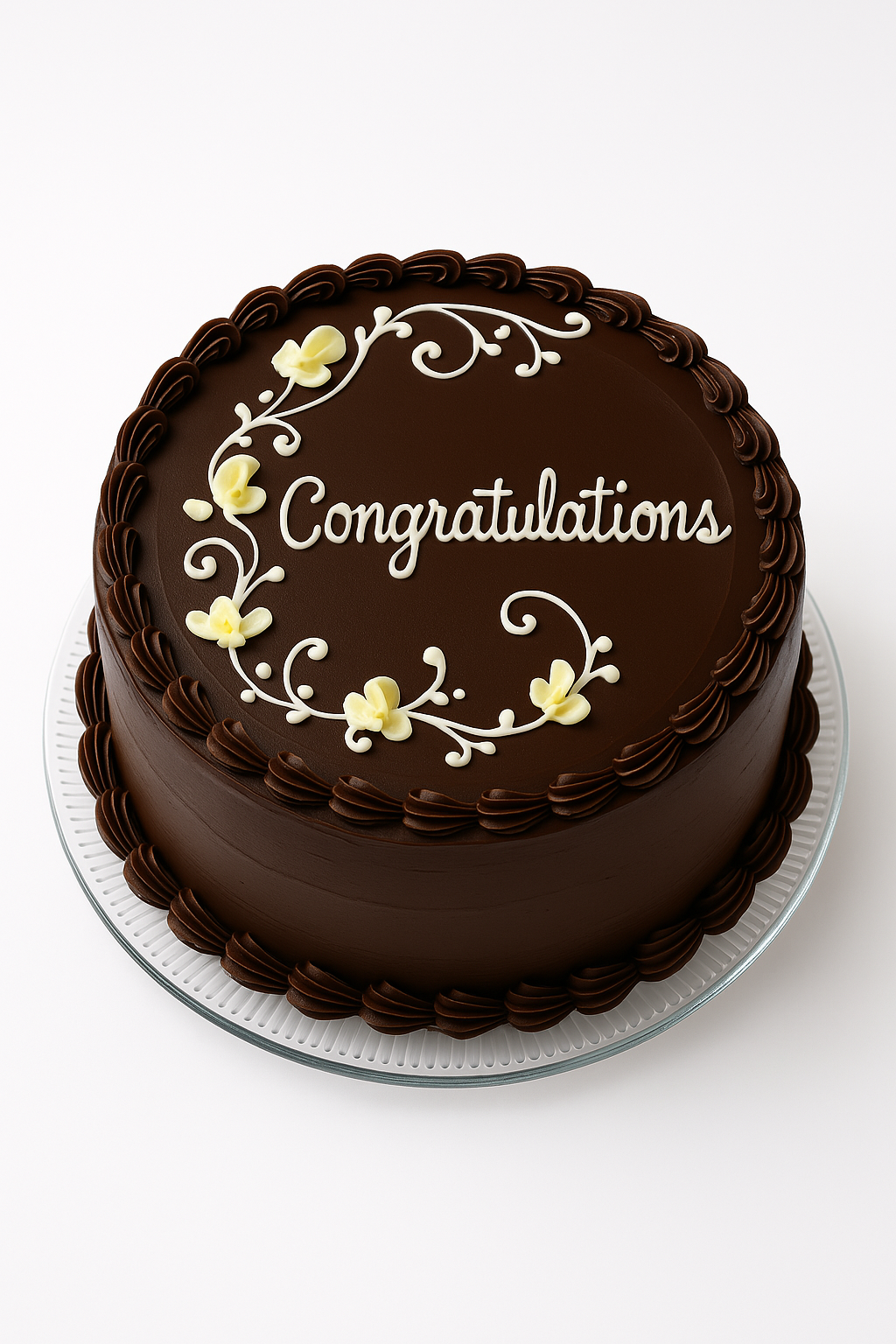 Floral Congratulations Cake