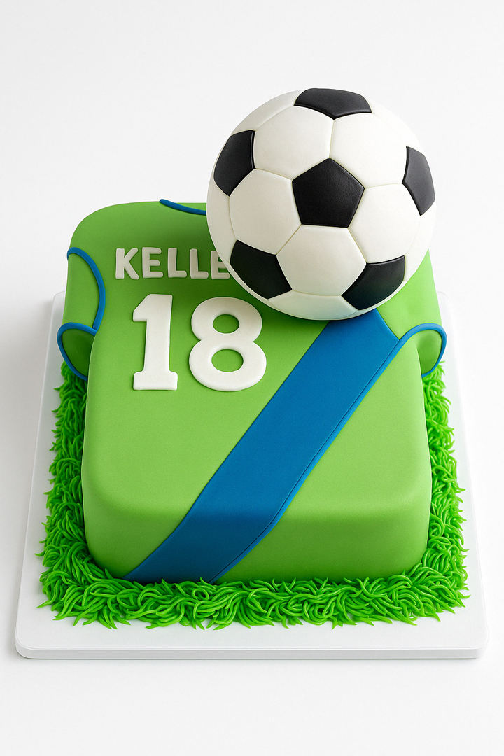 Goal Getter Football Jersey Cake