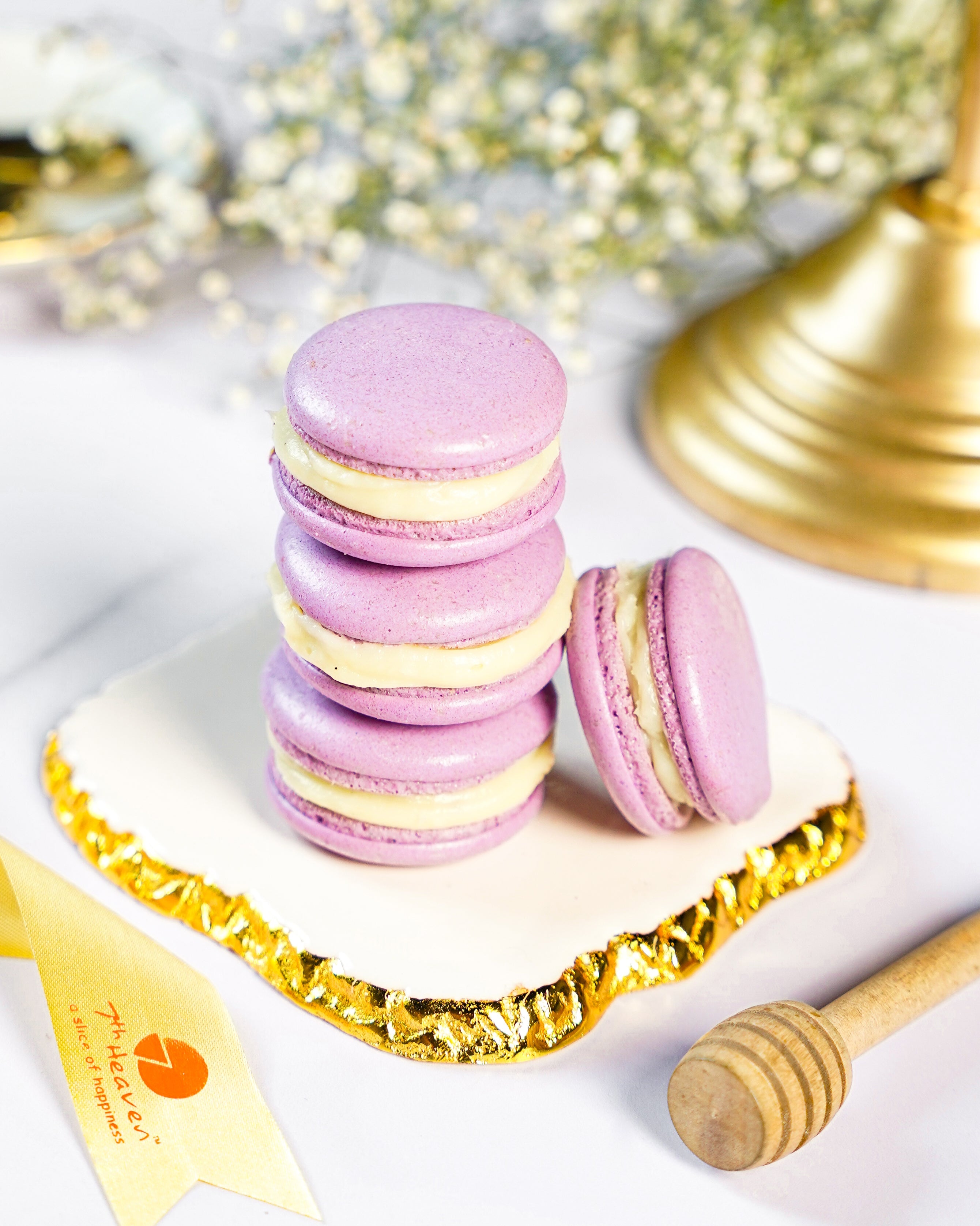 Honey Lavender Macaron