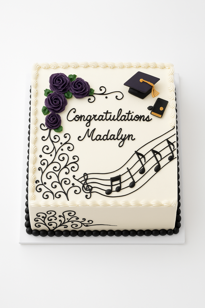 Melody Congratulations Cake