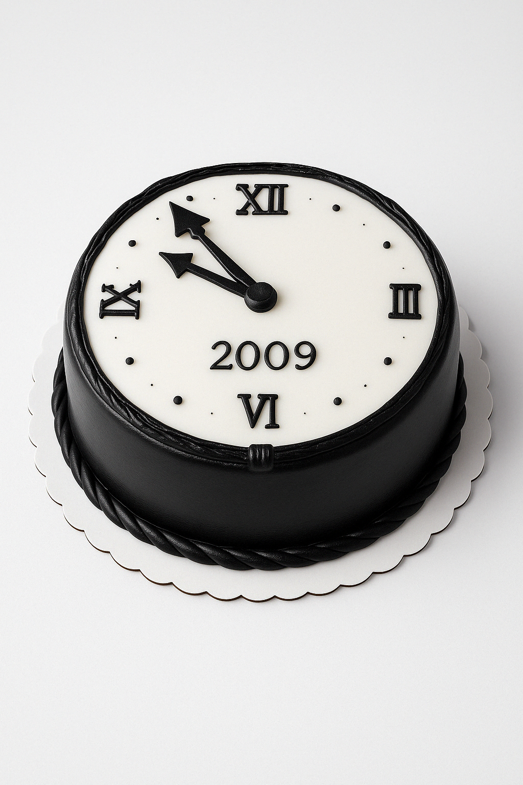 Midnight Clock Celebration Cake