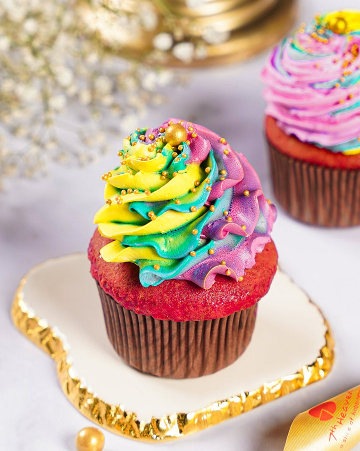 Rainbow Cupcake