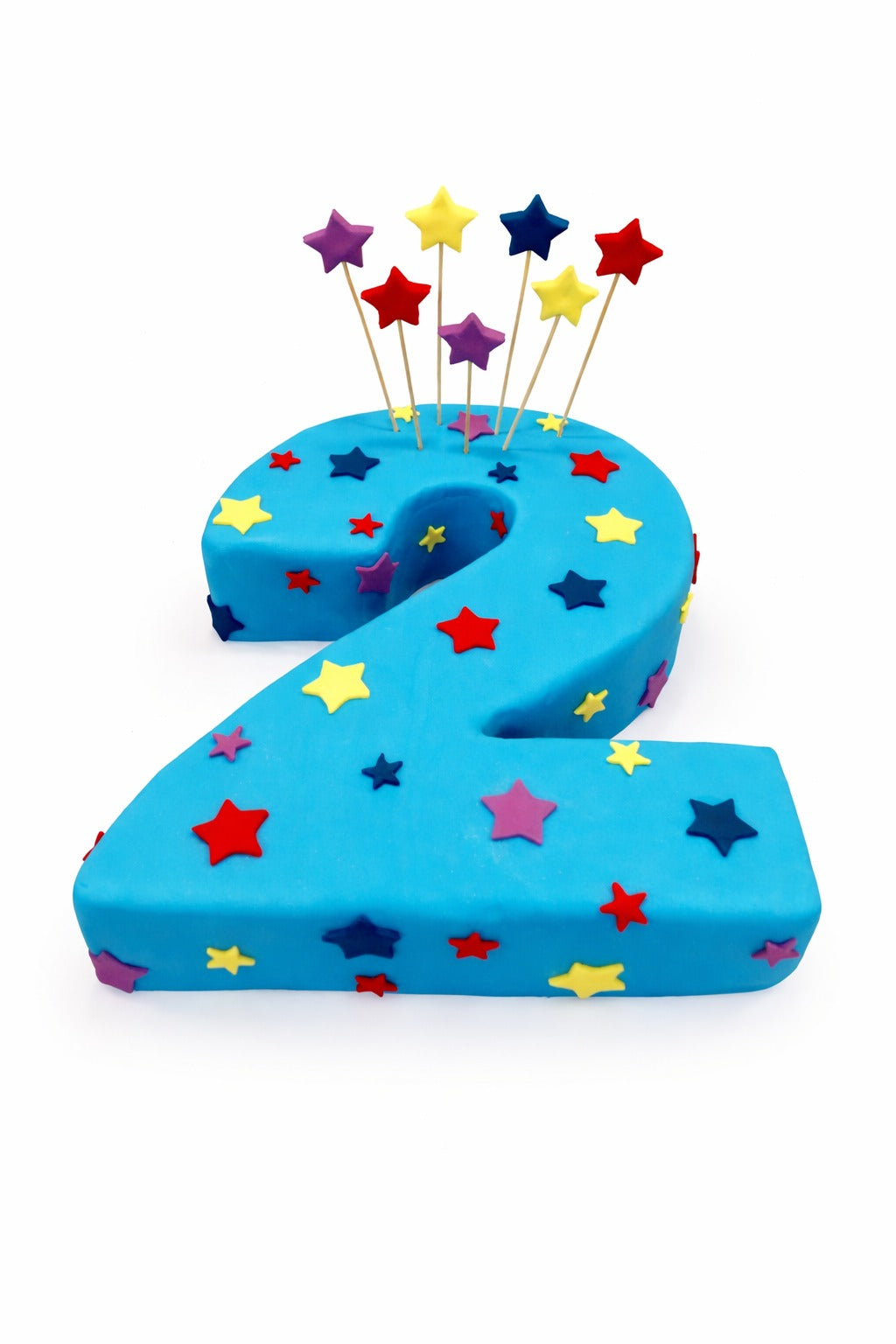 Starry Number Celebration Cake