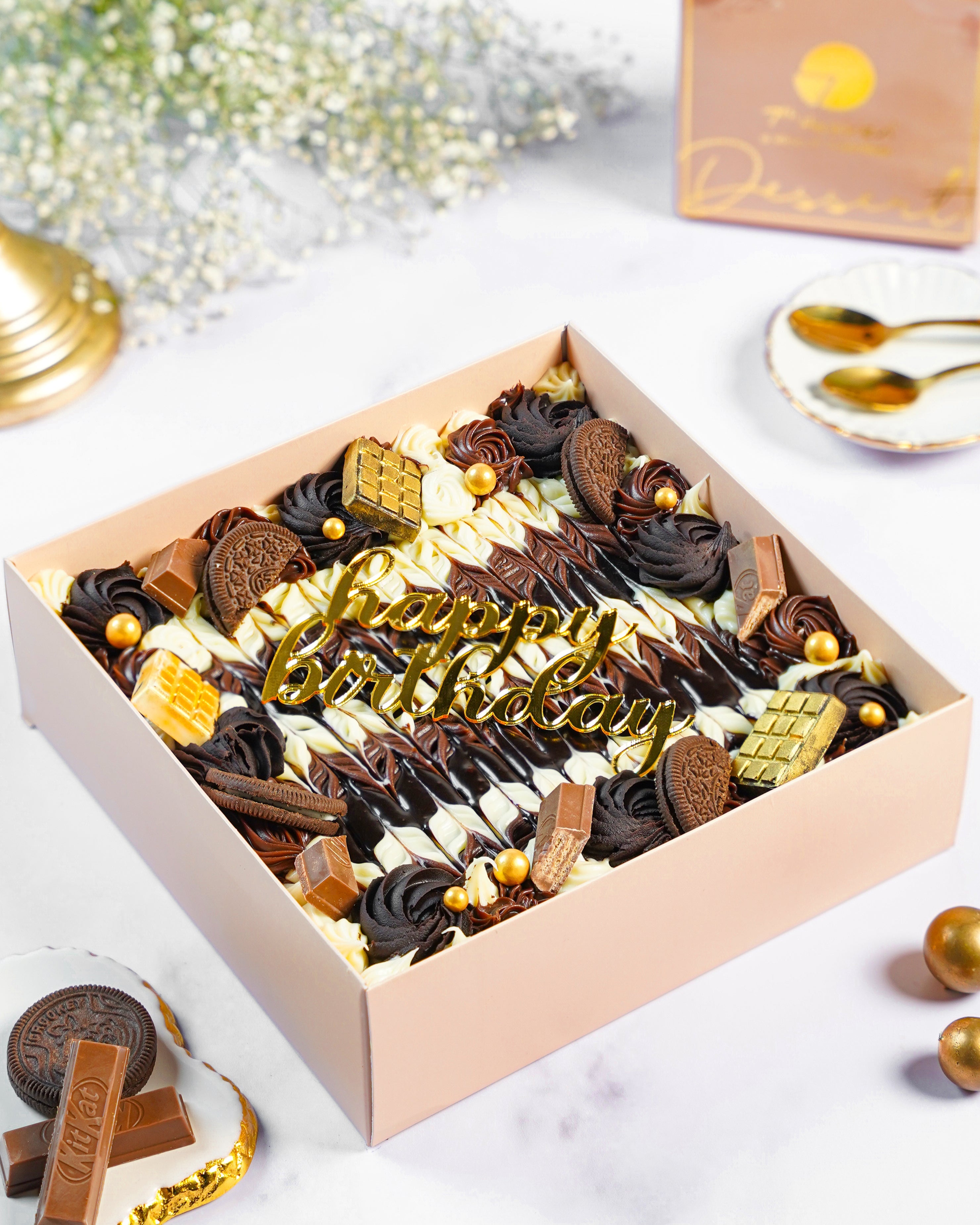 Triple Chocolate Sheet Cake