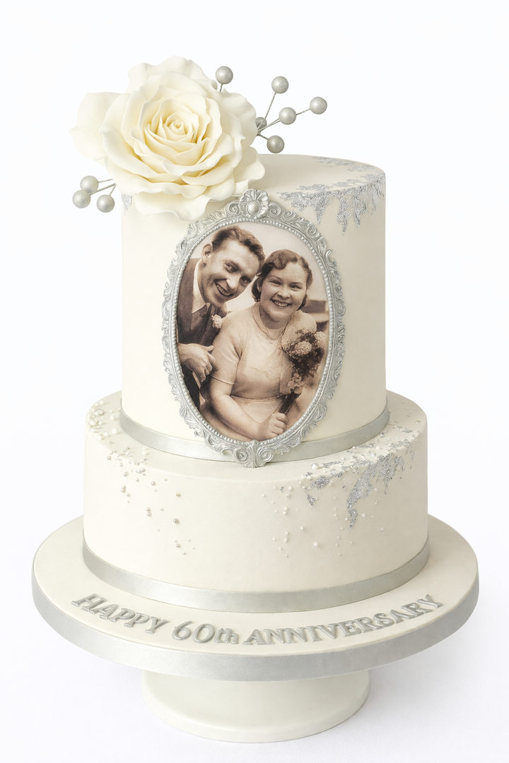Vintage Photo Frame Cake