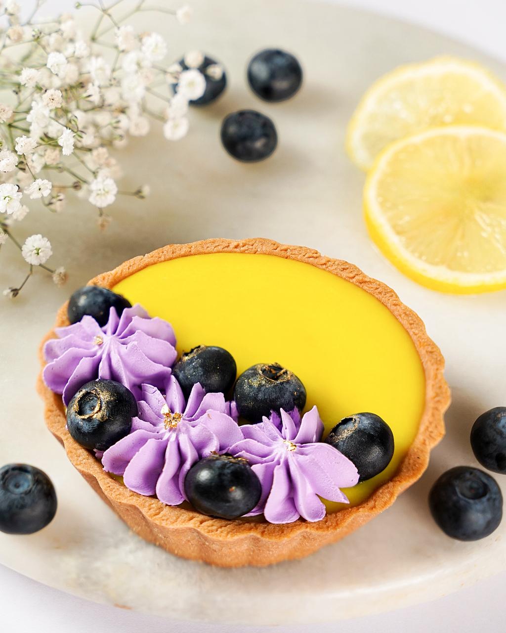 Lemon Berry Cloud Tart