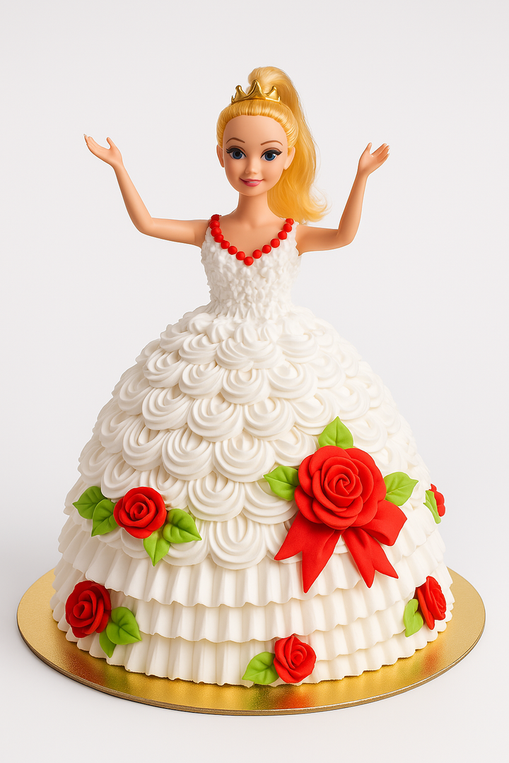 Royal Princess Doll Celebration Cake