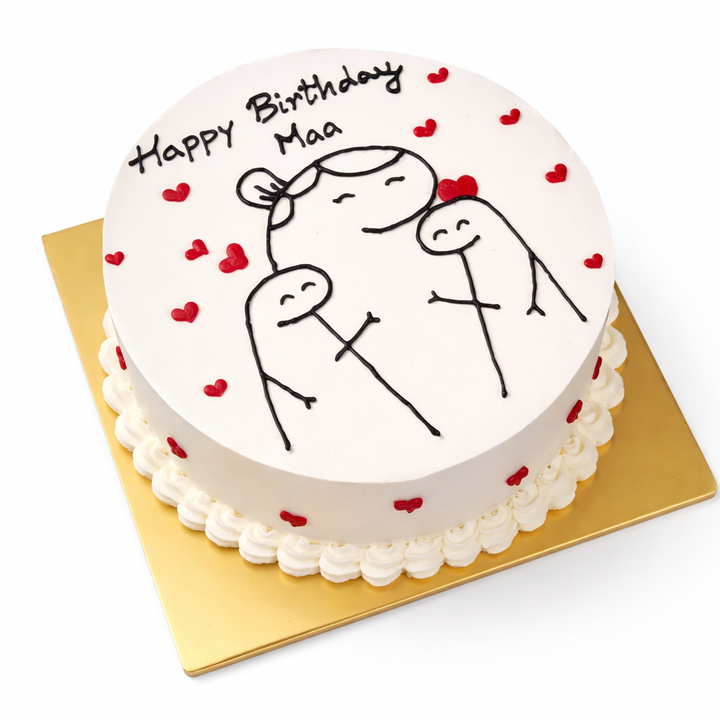 Happy Birthday Maa Cake